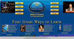 Desktop Screenshot of christianfinancialconcepts.com