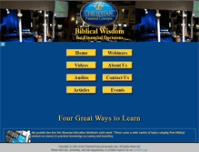 Tablet Screenshot of christianfinancialconcepts.com